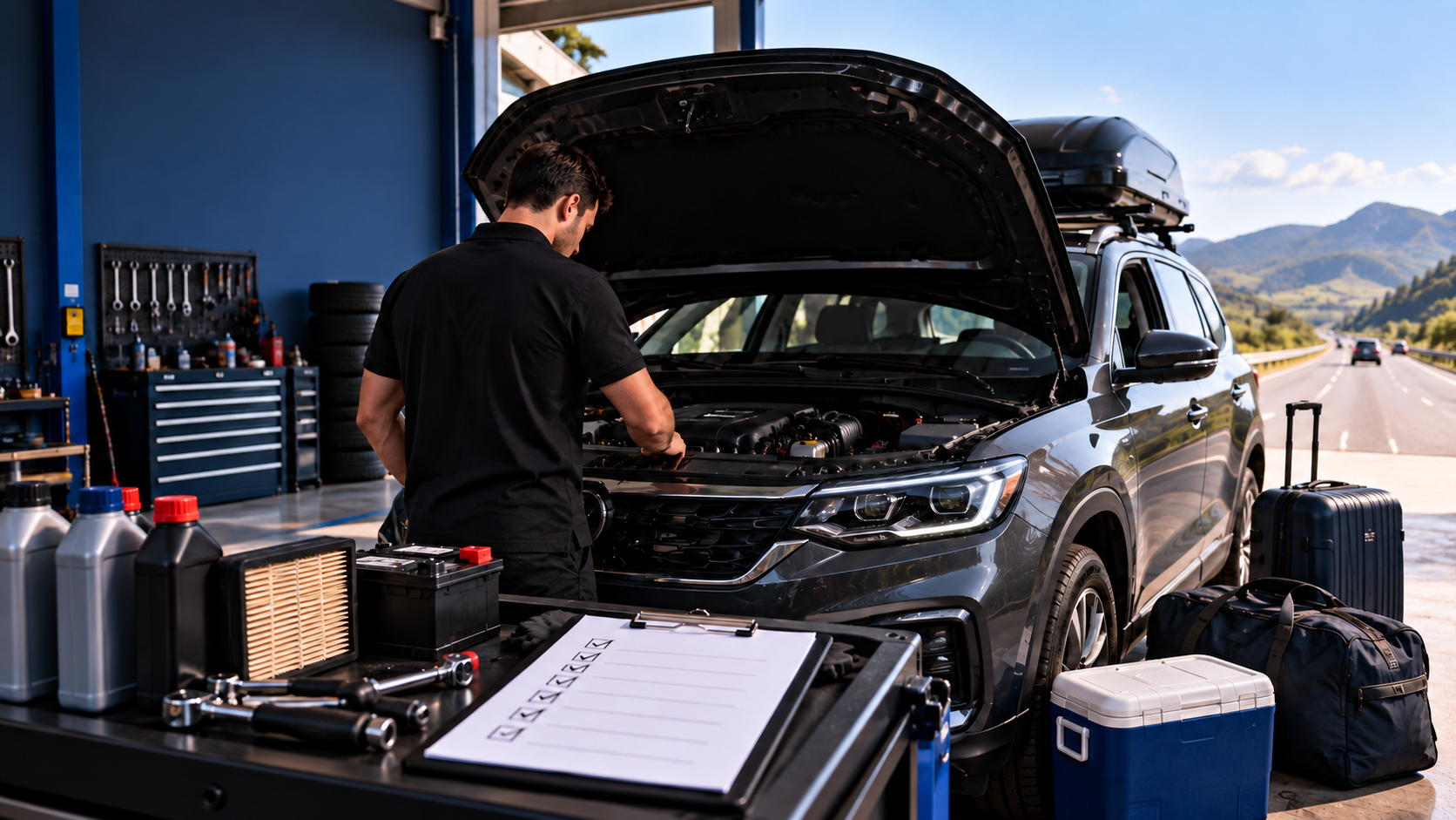 Como preparar o carro para uma viagem longa